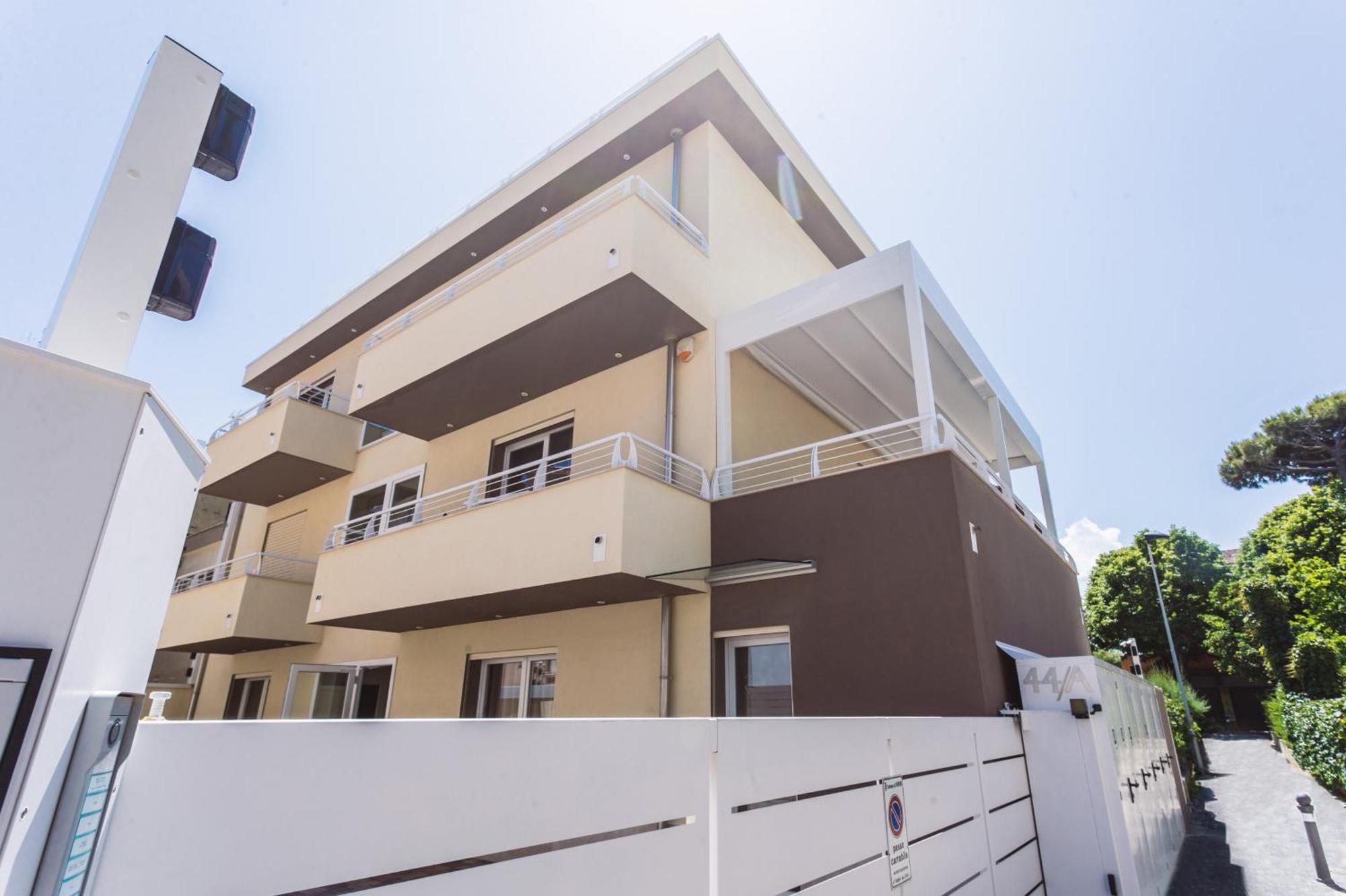 Apartmán Casa Stefania Rimini Exteriér fotografie